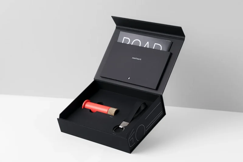 Magnetbox von Achilles, Verpackung mit magnetischem Verschluss für Unternehmen Zweitwerk